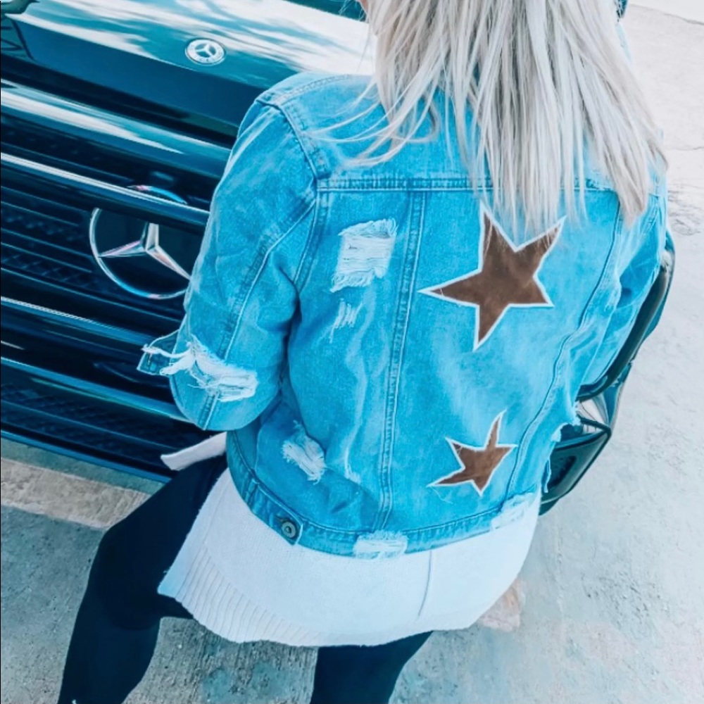 Denim UmGee brand jacket size large